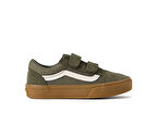 Vans Old Skool V Çocuk Günlük Ayakkabı VN000CYAGRN1 Yeşil