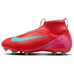 Nike JR Zoom Superfly 10 Academy FG/MG Bağcıksız Çoklu Zemin Çocuk Kramponu Pembe