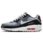 Nike Air Max 90 Unisex Leather Sneaker Hakiki Deri Günlük Spor Ayakkabı Antrasit