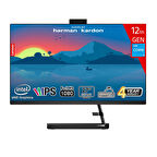 Lenovo IdeaCentre AIO3 27IAP7 Intel Core i5-12450H 16GB 512GB SSD Intel UHD Graphics 27 FHD IPS FreeDos F0GJ0129TR Klavye+Mouse Siyah All In One Bilgisayar