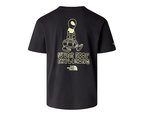 The North Face M ALIEN  RELAXED SHORT SLEEVE TEE-GRAPHI Erkek Outdoor Tişörtü NF0A8G9GJK31 Siyah