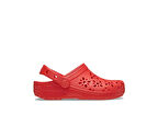 Crocs Classic Floral Cut Out Clog T Çocuk Terliği 210944-6ZR Kırmızı