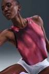 Nike Dri Fit Aeroswift Faith Kipyegon ADV Crop Tank Kadın Crop Koşu Atleti Mor