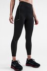 Nike Swift High Rise 7/8 Running Leggings with Reflective Kadın Yüksek Belli 7/8 Reflektörlü Koşu Taytı Siyah