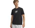 Under Armour Curry Let Him Cook Tee Erkek Basketbol Tişört 6009784-001 Siyah