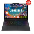 Legion 5 15IRX10 Intel Core I7 14700HX 32GB 1TB SSD RTX5060 8GB (115W) OLED 15.1" WQXGA (2560X1600) 165Hz Freedos Taşınabilir Bilgisayar 83LY00KXTR