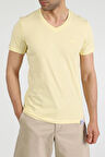 Adam Boxes V Yaka T-shirt Neo-Alpes - Açık Sarı