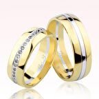 Harem Altın Taşlı Altın Alyans 0204-2