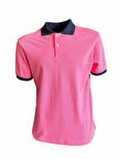 Polo Yaka Tshirt - Pembe