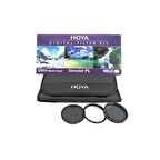 Hoya 55mm UV + Slim CPL + ND8 Digital Filter Kit I 3'lü Filtre Seti