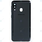 BYR Samsung A20 E Siyah Kasa + Kapak + Yan Tuşlar, LENS HARİÇ