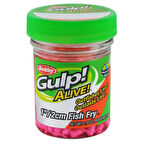 Berkley Gulp Alive Fish Fry 2cm LRF Silikonu Chartreuse