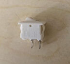 Ayt Powermaster IC-125B-1 Mini Beyaz Işıksız On Off Aç Kapa Anahtar Düğme Buton