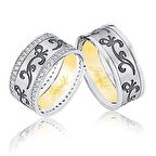 Desenli Altın Alyans 0301-3