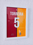 30x42 cm Lucas Torreira Forma Tasarımlı Poster Çerçeveli Tablo 1 mm Şeffaf PVC Yüzey Korumalı