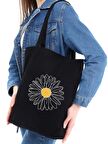 PAPATYA SİYAH KANVAS ÇANTA