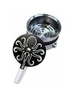 Meka Nargile Lotus Közlük Red Stork Skull Metal Isı Kontrol Cihazı Ayarlanabilir Hava Akışlı