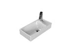 TURKUAZ  Sharp Etajerli Lavabo 50x25 cm (Sağdan Batarya Delikli)