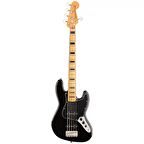 Squier Classic Vibe 70s Jazz Bass V Akçaağaç Klavye Black 5 Telli Bas Gitar
