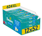Pampers Fresh & Clean Islak Bebek Mendili (12 paket = 624 Islak Mendil)