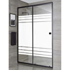 Durul Duşakabin Ön Cephe Siyah Desenli