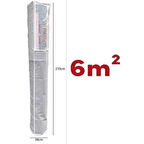 Evyora® Pencereli Halı Hurcu Toz geçirmez Sağlam Dayanıklı Hurç Organizer 4m²