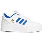 Adidas Forum Bonega 2B Memory Foam Leather Womens Sneaker White Hafızalı Taban Hakiki Deri Kadın Günlük Spor Ayakkabı Beyaz