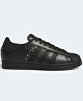 Adidas Superstar ADV X Unity Leather Sneaker Hakiki Deri Kadın Günlük Spor Ayakkabı Siyah