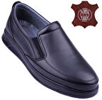 Detector %100 Hakiki Deri Ortopedik Ultra Yumuşak Rahat Esnek Günlük Erkek Ayakkabı