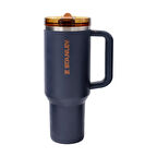 Stanley The Quencher ProTour Flip Straw Tumbler Pipetli Termos 1,2 L - Lacivert