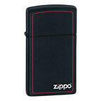 Zippo Çakmak Slim Black Z-Border 1618zb