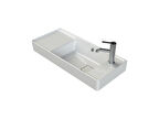 TURKUAZ Sharp Etajerli Lavabo 80x35 cm 