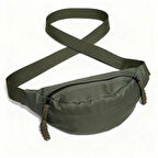 Haki Renk Çapraz Çanta Bel Çantası Spor Çantası Ultra Hafif Oxford Kumaş Suya Dayanıklı