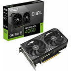 Dual Geforce Rtx 4060 Oc 8gb Gddr6 128BIT Hdmı/dp Ekran Kartı