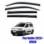 Fiat Doblo Kromlu Cam Rüzgarlığı Niken 2023+ sonrası uyumlu