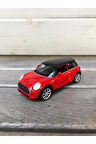 Welly Mini Cooper Diecast Metal Araba Model Araba Oyuncak Araba Çek Bırak Araba 11 Cm