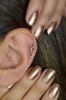 Başak Burcu Küpe Takımyıldızı Yıldızlı Piercing Helix Gümüş Renk