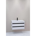 Levante 85 Cm Beyaz Lavabolu Alt Modül