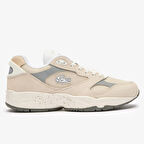 Lacoste Sport Storm 96 Lo Vintage Leather Mens Sneaker Hakiki Deri Erkek Günlük Spor Ayakkabı Krem