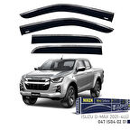 ISUZU D-MAX 2021 2022 2023 2024 2025 2026 2027 KROMLU CAM RÜZGARLIĞI 4LÜ