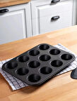 12'li Muffin Cupcake Mini Kek Kalıbı