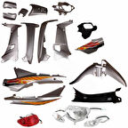 KAPORTA SET [GÜMÜŞ] [FAR+STOP+SİNYAL DAHİL] [KALIPSO - ÇELİK] CUB