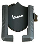 VESPA - AYNA BAĞLANTILI TELEFON TUTUCU YANDAN KİTLEMELİ (TİTREŞİM MODÜLLÜ)