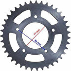 ARKA DİŞLİ 41T*520 CF Moto NK250 / SR250