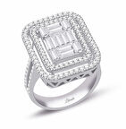 1.28 Ct Baget Pırlanta Yüzük