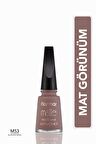 Flormar Mat Oje - Bej - Matte Nail Enamel Blushing Beige 8690604590421