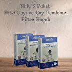 Çay ve Bitki Çayı Filtre Kağıdı 30'lu - 3'lü Paket
