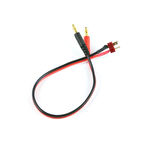 Robotistan 4 mm Banana - Erkek T Plug Dönüştürücü Kablo - 30 cm, 18 AWG