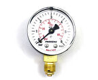 Pakkens Çap 63 0/6 Bar Kuru Tip Basınç Ölçer, Manometre, Basınç Göstergesi 1/4''