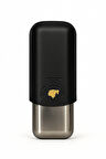 Cohiba 55. Yıl Siyah Deri-Metal İkili Puro Kılıfı